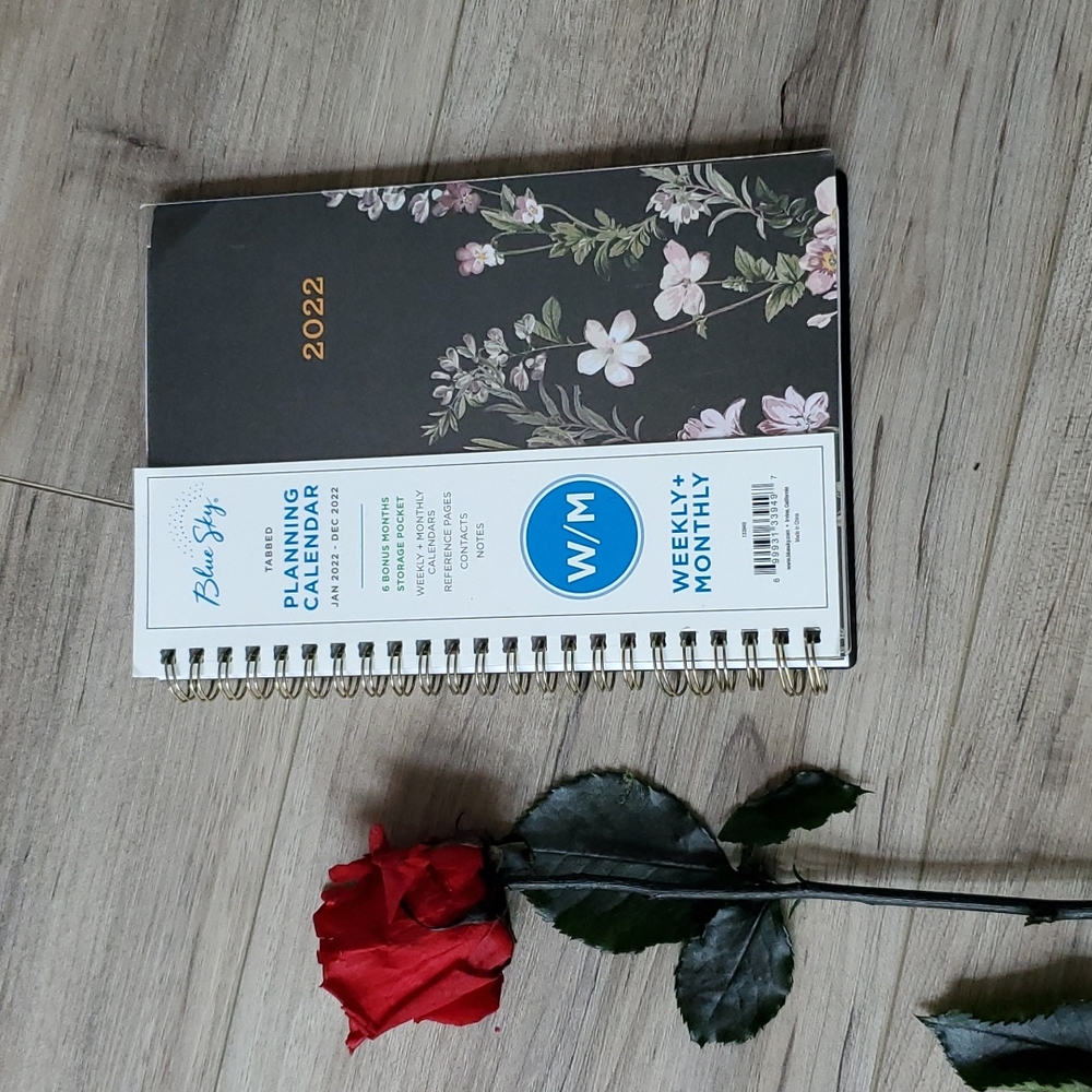 Blue Sky Tabbed Planning Calendar